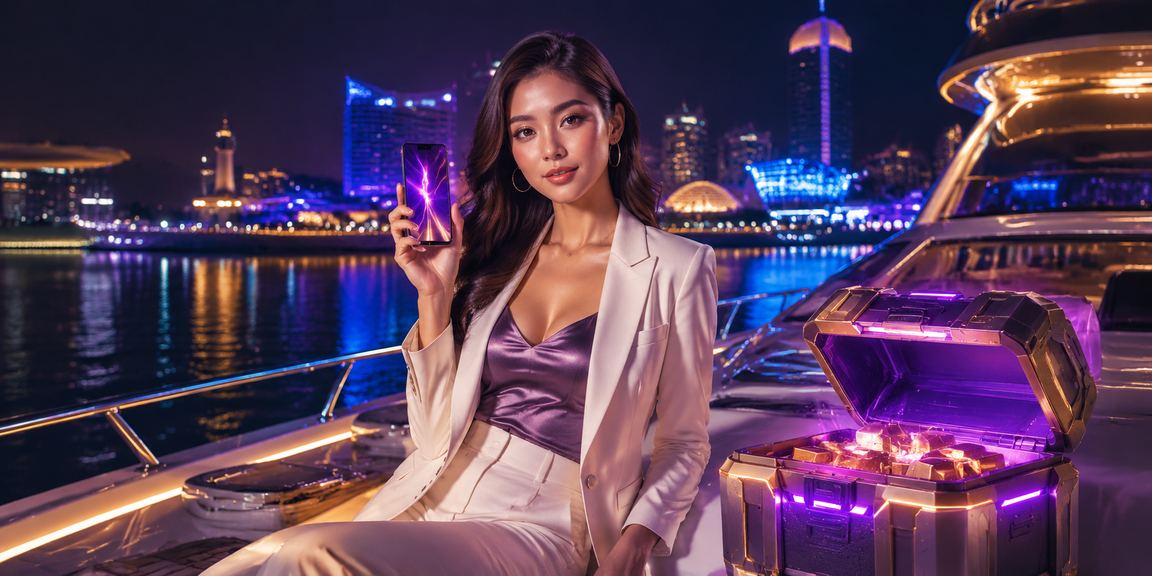 Tampilan visual sports betting dengan cahaya neon malam yang memukau